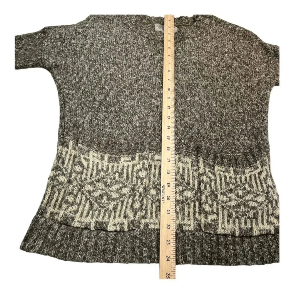 Urban Outfitters Ecote Heather Green Pullover Knit Sweater Front Pockets Women S - Picture 12 of 12
